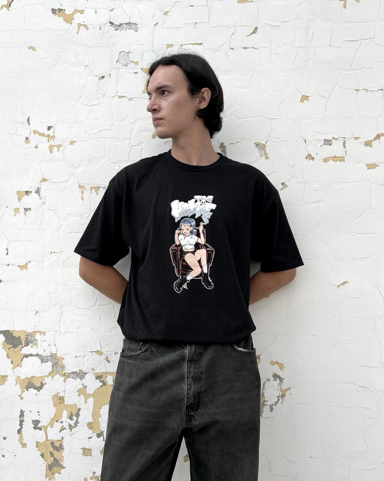 Handmade Brand Anime Girl  Hottie  CutTeeTag Y2K Style Graphic 1/40 T-shirt 4XL