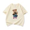Trendy Girl Bear With Sunglasses Graphic Tee Kids 100 Cotton Crew Neck Casual T Shirt Short Sleeve Muticolor Top For Girls Boys