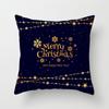 Merry Christmas Printed Pillowcase Christmas Style Cushion Cover Home Sofa Decor Throw Pillowcase