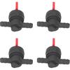10Pcs Fuel Shut Off Valve, 1/4 Inline Fuel Cut Off Shut Off Valve Gas Fuel Small Engine On Off Fuel Switch Tap for 494768 5091H 5091K 697947 Lawn