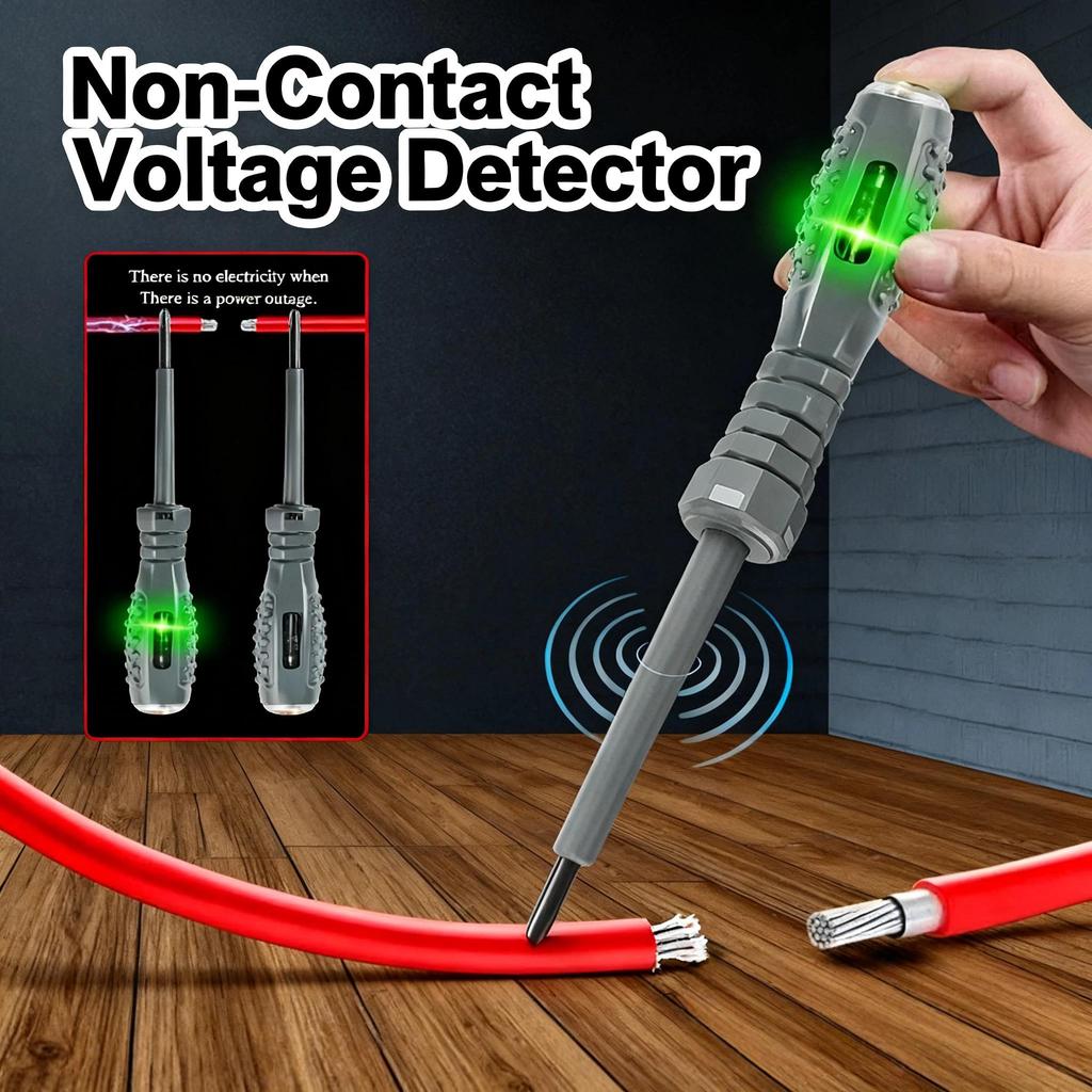 Farbiger Elektriker-Prüfstift mit hoher Helligkeit, induktiver Typ, Hochpräzisions-Spannungsprüfer zum Aufspüren von Kabelbrüchen, Heimwerkerwerkzeuge