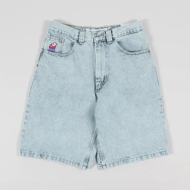 Mens Y2K Streetwear Baggy Denim Pants