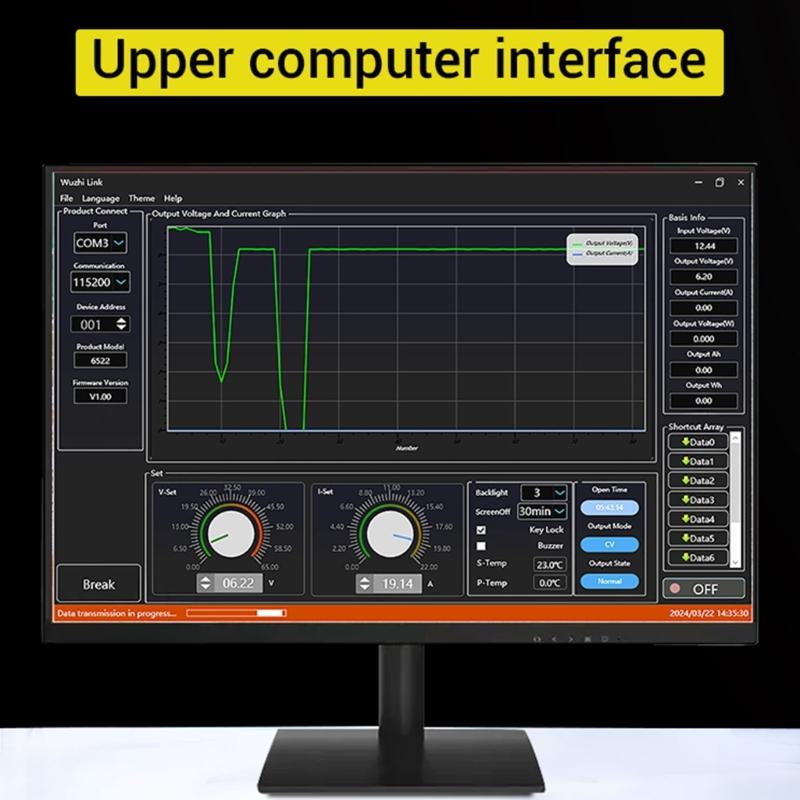 DirectCurrent Power Supply Variable Bucking Boosts Converters Voltages Regulator Constant 6-75V To 0-65V 22A PowerModules