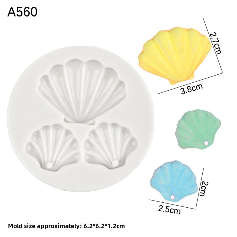 

Силиконовая форма «Ракушка» для шоколада, глины и украшений для тортов