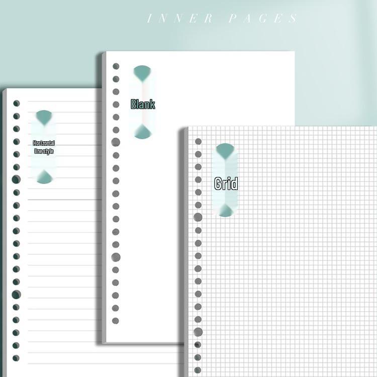 Thickened Loose-Leaf Refill Paper: B5, A5 Grid, A4 for Notebooks