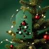 48PCS DIY Christmas Ornament Tags Hangable Christmas Greeting Cards  For Christmas