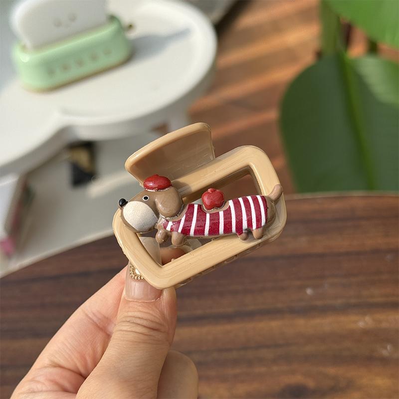 

Такса коготь волос большой мультфильм милый коготь клипсы акула клип головной убор модные аксессуары для волос для женщин девочек A5