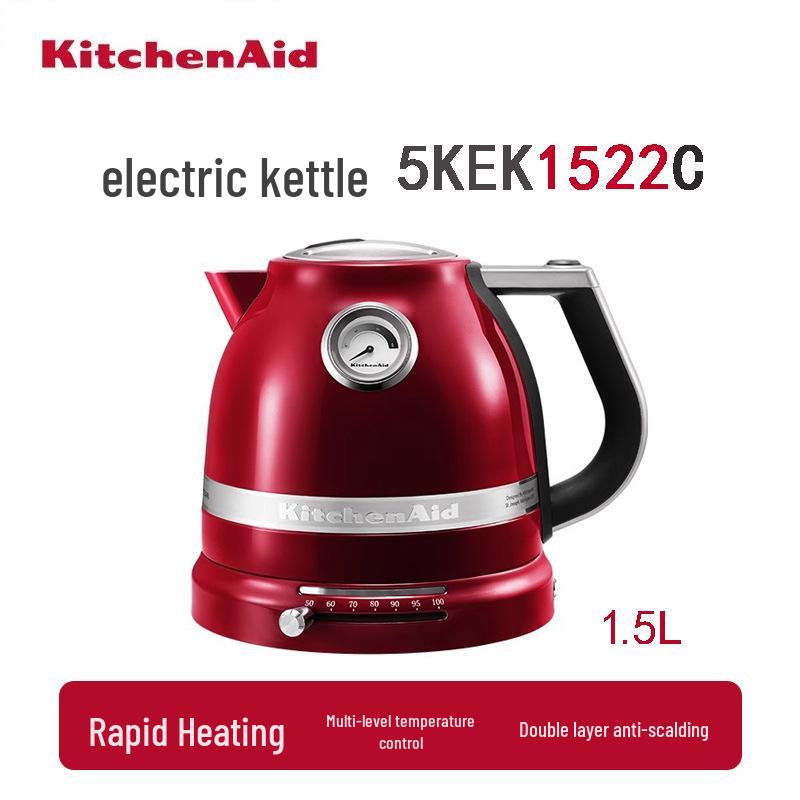 

Электрический чайник KitchenAid 5KEK1522CCA с двойными стенками и контролем температуры красный