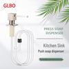 GLBO Kitchen Sink Soap Dispenser with Extension Tube