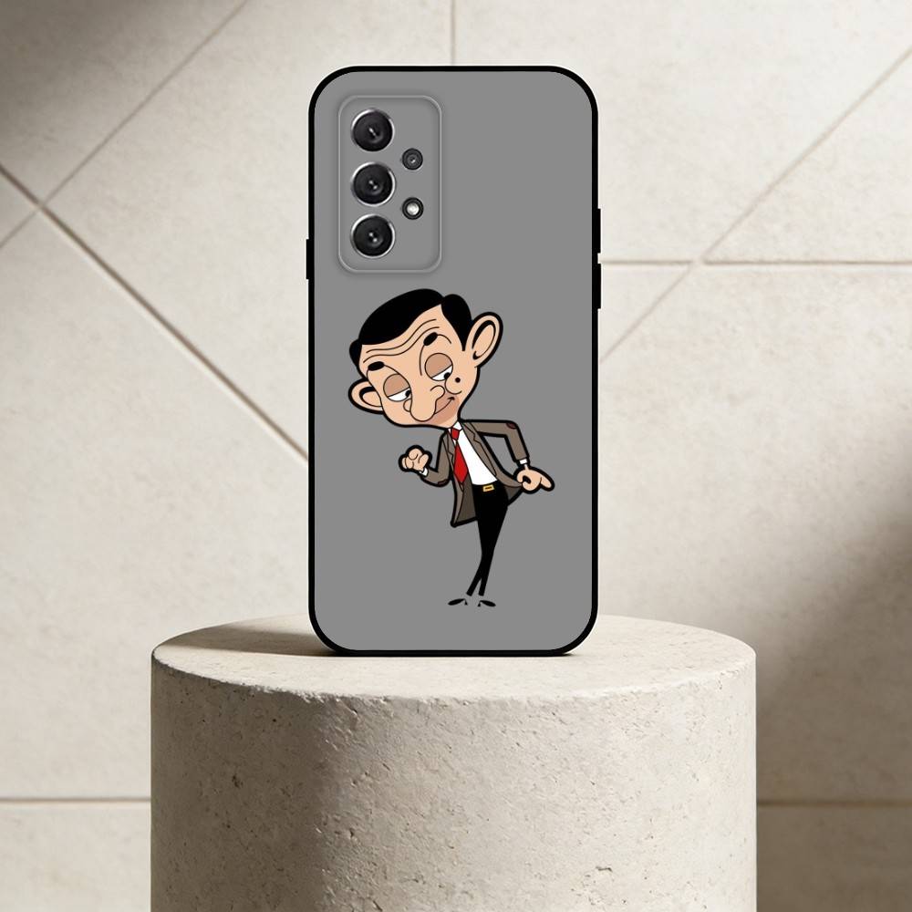 

M-Mr. Bean phone Case For Samsung S25,24,21,22,23,30,Ultra,20,Plus,Fe,Lite,Note Soft Black Cover Samsung S23ULTRA5G