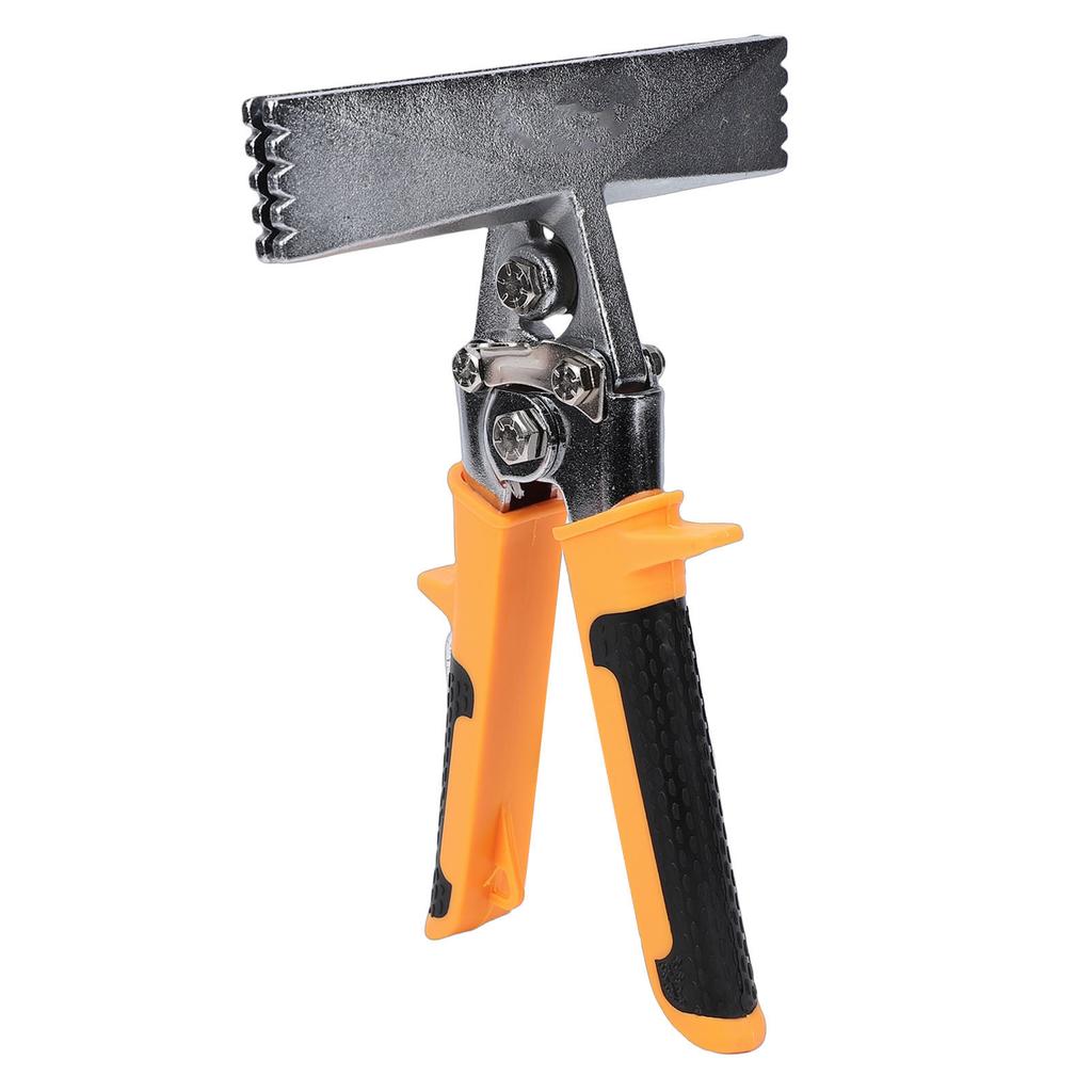 6 Inch Sheet Metal Bender Straight Jaw Bending Pliers Hand Seamer for HVAC System Ergonomic Non Slip Handle