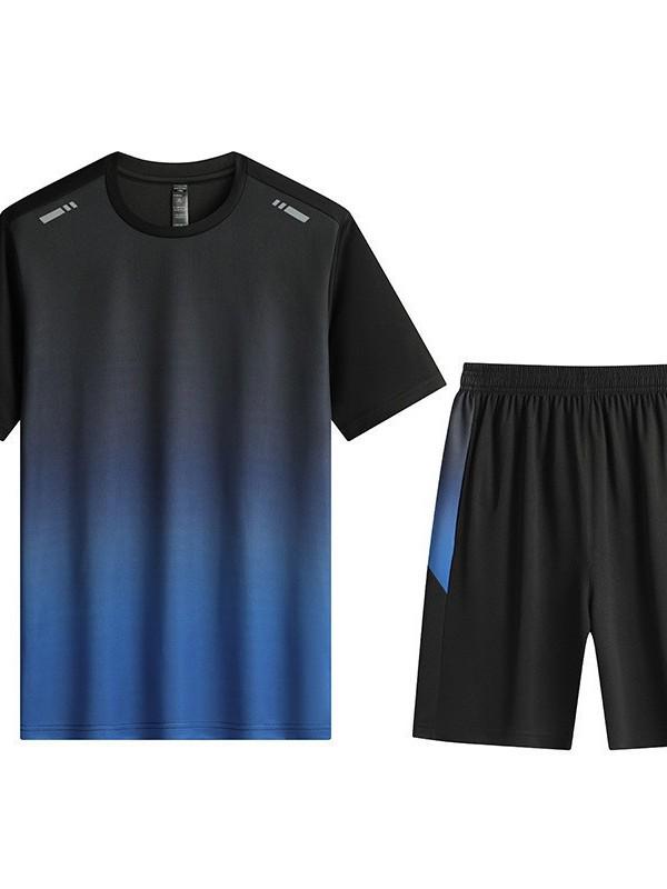 Tuta Sportiva da Uomo 2026 Asciugatura Rapida Traspirante - Maglietta a Maniche Corte & Pantaloncini per Fitness Casual & Corsa