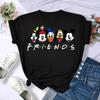 Family Vacation T Shirt Kawaii Donald Duck Print Fashion Clothes Casual Women Tshirt Camiseta Mujer