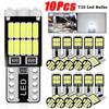 10Pcs Super Bright LED Bulb T10 26SMD 4014 Chip Car Interior Light 12V Long Lasting Car Reading License Plate Light Signal Lamp