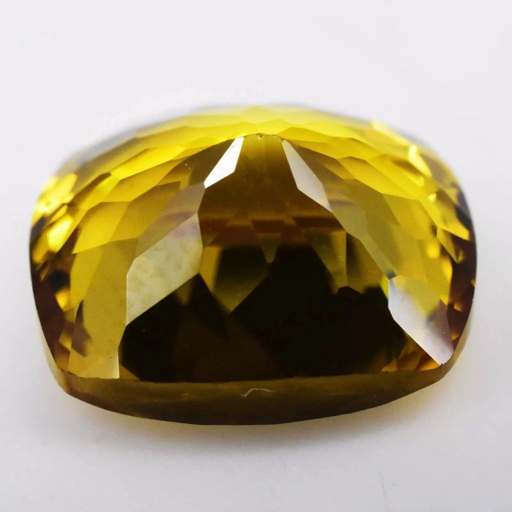 Natural Yellow Sapphire Ceylon Cushion Cut 9-11 Ct Beautiful Certified Gemstone