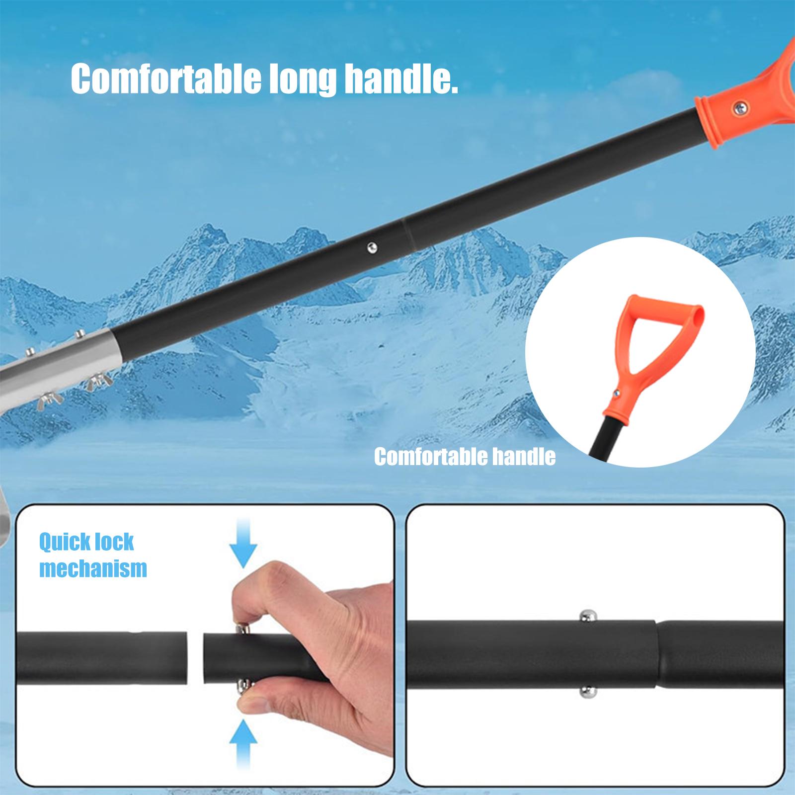 

Compact Foldable Aluminum Shovel Scraper For Emergency Use Outdoor Camping Hiking And Yard Work Easy To Store 1