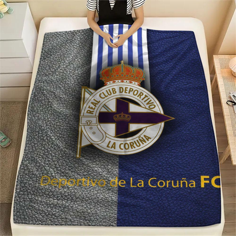 Deportivo Logo Blanket, High Quality Comfortable for All Seasons, Home Decor, Warmth and Comfort