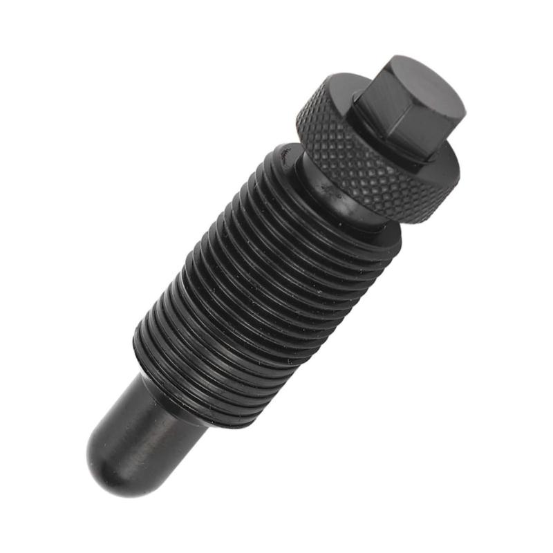 Timing Positioning Tool T40237 with Threaded Body, Knurled Collar, and Drive Head for Engine Timing Service and Chain Replacement Tasks
