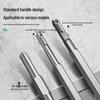 Electric Hammer Drill Bit Set: Square/Round/Hex Shanks, Ultra-Thin Flat/Point Chisel, Shovel, Slotted Wall-Cutting Chisel Head.