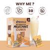 Bevzilla Butterscotch Instant Milkshake 10 Cubes Pack with Organic Date Palm Jaggery, Zero Refined Sugar, No Preservatives, Drop Stir & Enjoy