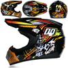 Lightweight Full Face Off-Road Motorcycle Helmet Dirt Bike ATV Trail Riding With Ventilation Clear Visor