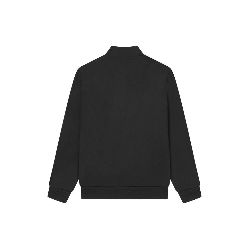 Fila Letter Logo Printed Knitted Casual Jacket Men Jackets Black F11M338506F-BK