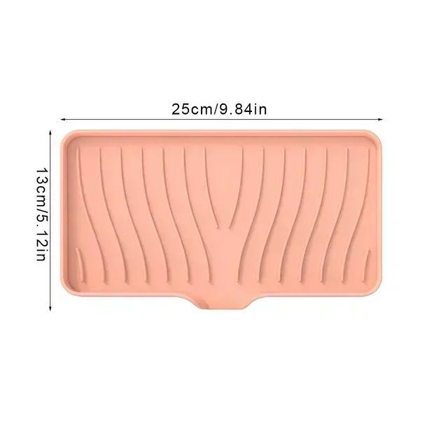 Silicone Soap Dish Holder Sink Draining Rack Soap Box Holder Rack Tray Drainable Non-slip Bathroom Accessories Drain Rack