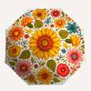 1pc Sunflower Mandala Design Umbrella with Plastic Handle,Suitable for All Seasons Home Travel Outdoor UmbrellaB1620