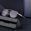 Vintage Punk Sunglasses Men Sunscreen Box Sunglasses Men Shades