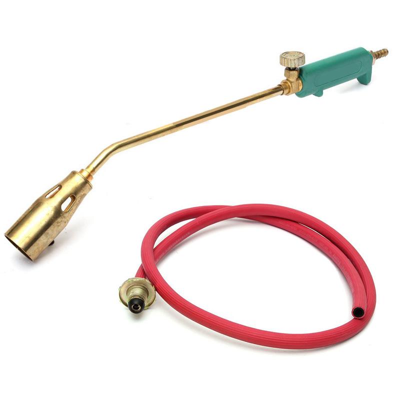 Handle Liquefied Gas Soldering Weld Blow Torch Piezo Lighter With Tube