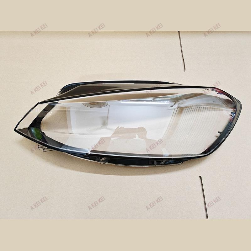 For Volkswagen VW Golf 7.5 2018   Car Front Headlamps Cover Shell Waterproof Clear Headlight Lens