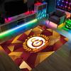 Tappeto in Velluto di Cristallo Design Galatasaray FC Accogliente Non?Tappeto Stampato Antiscivolo per Camera da Letto Soggiorno Ingresso
