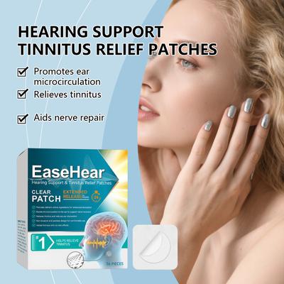 Ear Noise Plaster, Ear Care Patch, Reduces Tinnitus, Noise And Ear Discomfort, Suitable For Travel, Flight And Sleep