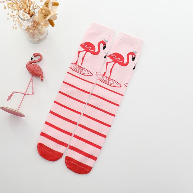 Infant Girls Warmer Ankle Lovely Cartoon Over Knee Socks for Baby Girls Unicorn Knee Long High Toddler Child Colorful Socks