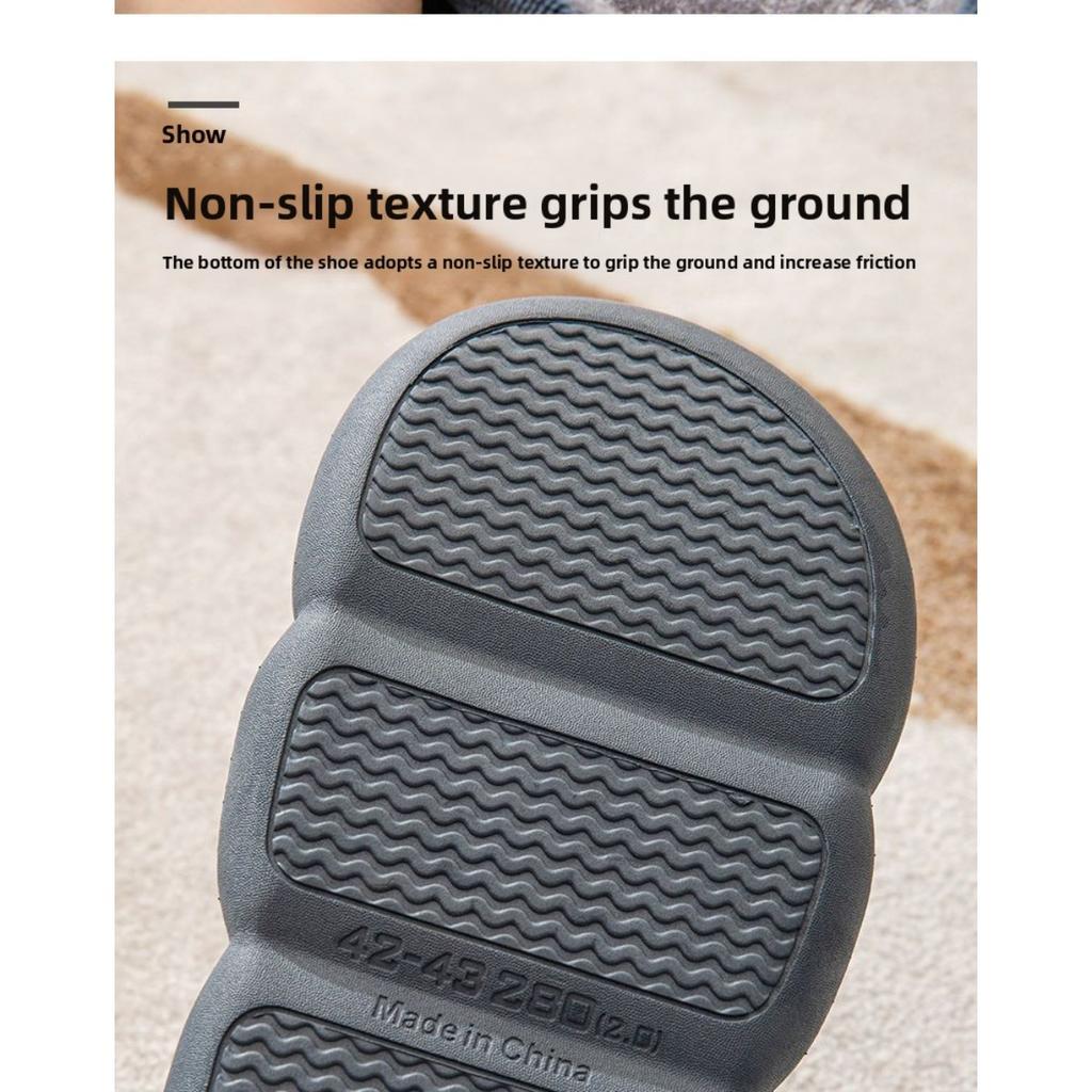 Large Size Thick Cotton Slippers for Men and Women In Winter, Thick Soled Indoor Warm Woolen Slippers for Home Use