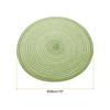 uxcell 4-Piece Round Braid Placemats, 15" Non-Slip Round Table Mats for Dining Tables, Washable, Warm Braided Placemats for Indoor and Outdoor Use, Pe