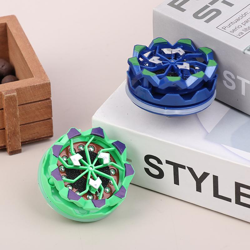 1 Stück Kreativität Stressabbau Reibungsbeschleunigung Kollision Aufleuchten Funken Drehend Teenager Handkreisel Kindergeschenk