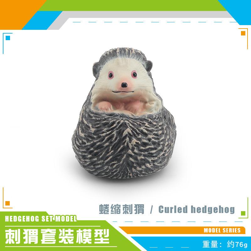 Simulated Forest Animals 8 Hedgehog Models Hedgehog Rat Melon Stealing Badger Static Animal Toys