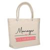 Beach Bag - PLANETEE - Insulated Manager On Vacation - Printed Cotton In France - Large Capacity - Strong Handles