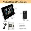 Weather Forecast Station Moon Phase Tides Tracking Wireless Sensor Color Display Temperature Humidity Monitor Alarm Clock