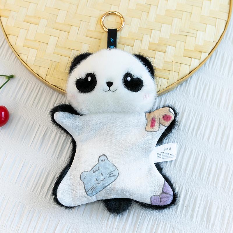 Cute Little Wolf Plush Pendant & Hand Warmer Toy