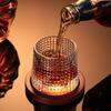 Bicchiere Girevole Tumbler, Tazza da Birra Whiskey Rotante con Base Ponderata, 200ml Vetri da Bar Indistruttibili per Feste