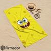 Cartoon S-SpongeBobS Soft Portable Travel Towel Unisex Ultra Lightweight Microfiber Oversized Sand Free Quick Dry Beach Towel