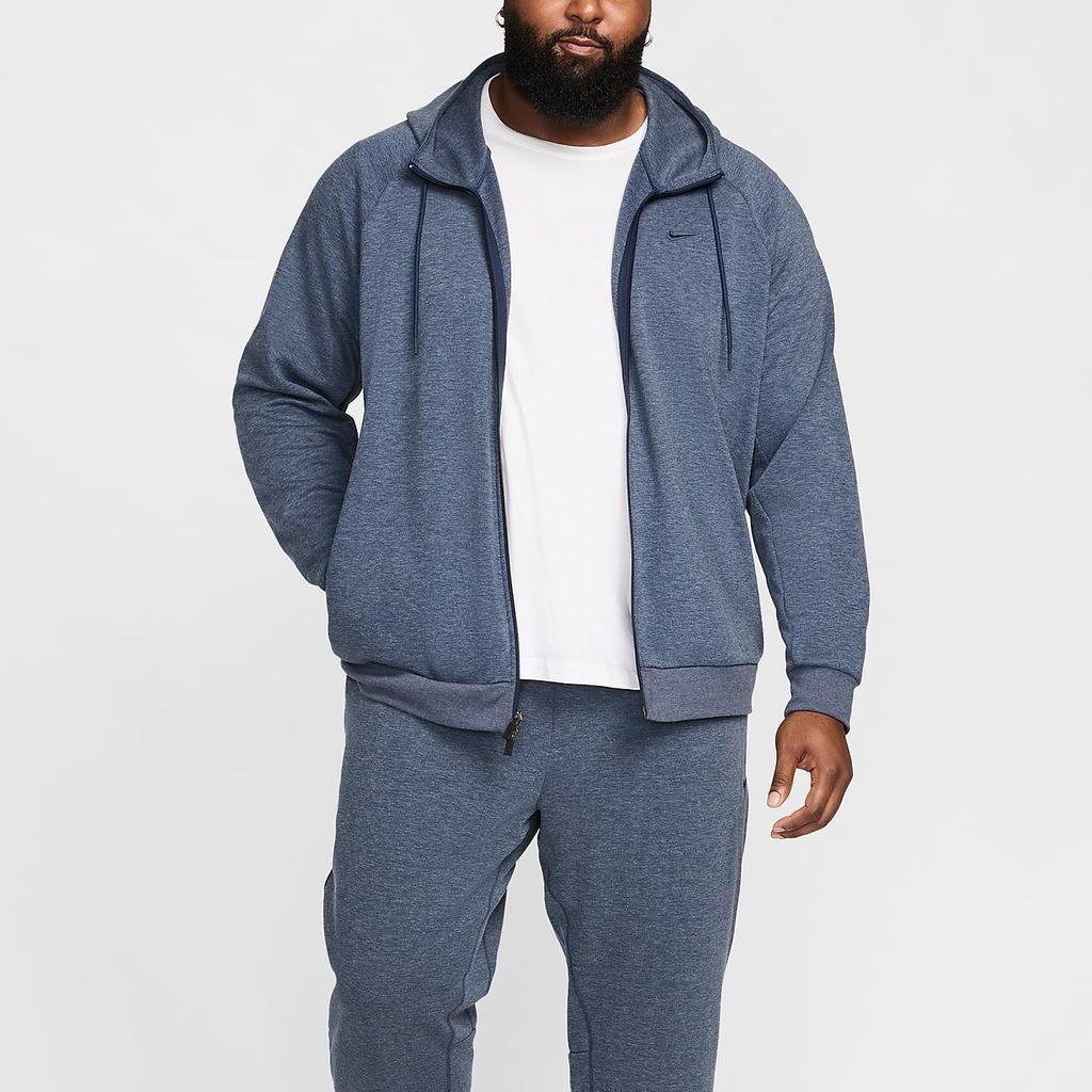 Nike Primary Dri-FIT UV Full-Zip Versatile Hoodie Men Hoodies Obsidian Stone FZ0967-473