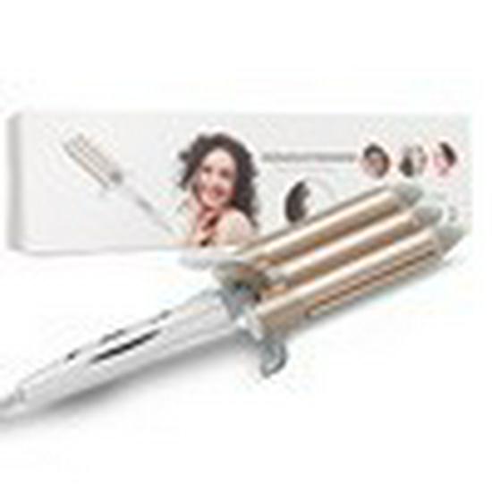 

Egg Roll Stick Electric Three-Barrel Curling Iron and Water Wave Crimper