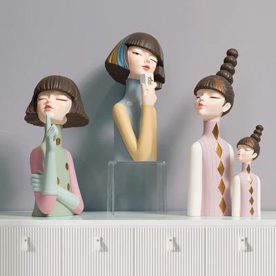 Kreativní ozdoba sošky krásné dívky Jednoduchá domácí ozdoba Pryskyřičná dekorace Řemeslo Obývací pokoj Domácí doplňky Figurky Narozeninový dárek