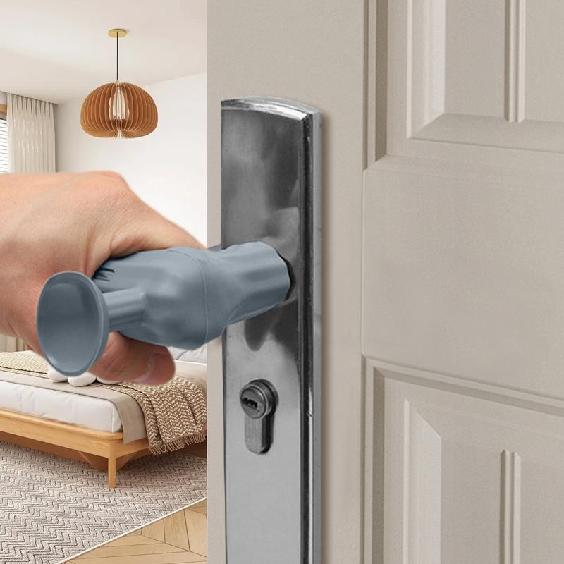 Silicone Door Knob Cushion Cover with Suction Cup Anti-collision Baby Doorknob Protect Door Knob Safety Cover Noiseless Suction