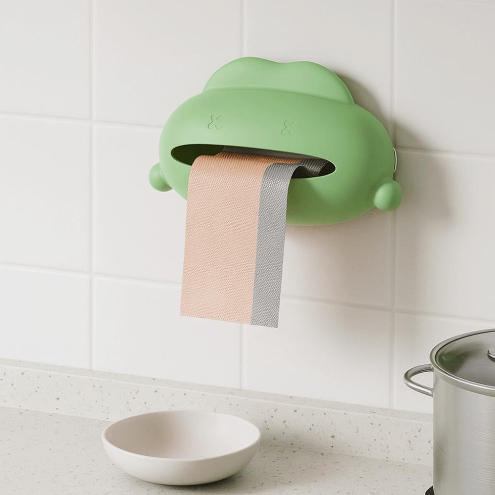 Plastic Garbage Bag Storage Box Wall Mounted Storage Holder Cleaning Bag Sorting Box  Bathroom
