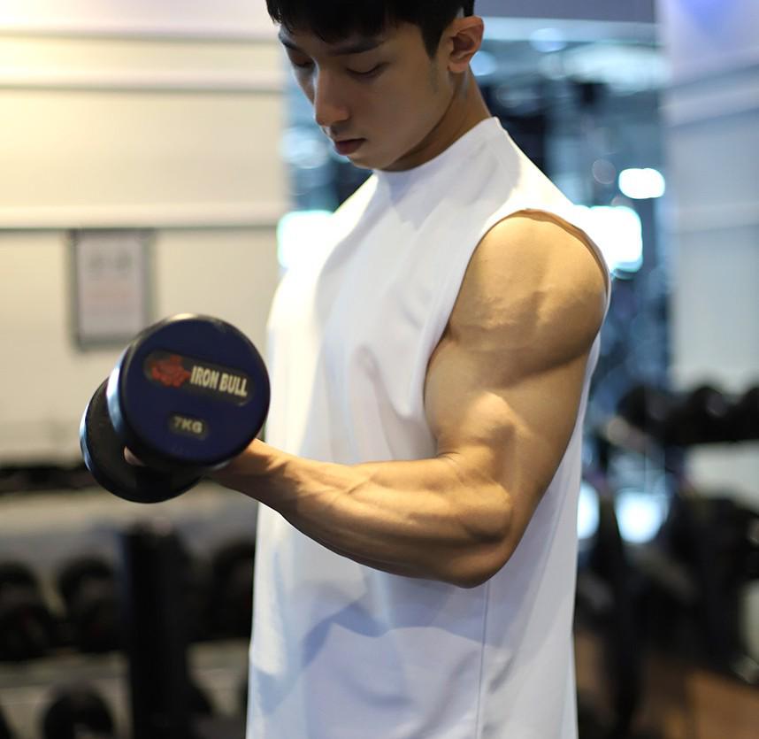 2024 Men's Korean Style Sleeveless Fitness Tank Top - Loose, Breathable Training Vest