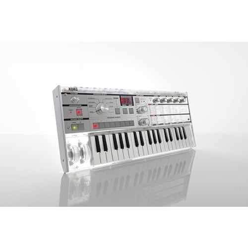 KORG microKORG Crystal 20th Anniversary Model Analog Modeling Synthesizer with Vocoder, Battery-Powered, 37 Keys, and Microphone